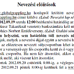 Előzetes nevezési rendszerünk