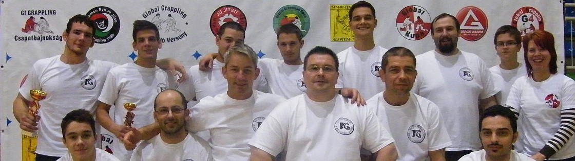 A szervezők csoportképe az I. Szeged Grappling Bajnokságon