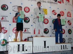 Gi Grappling Ifjúsági Fiú 35 kg. kategória dobogója