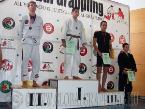 Gi Grappling Kadet Fiú 71 kg. kategória dobogója