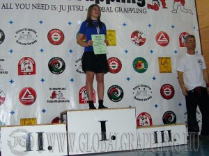 NoGi Grappling Kadet Leány 50 kg. kategória dobogója