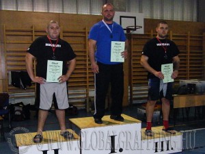 NoGi Grappling Felnőtt Fétfi 105+ kg. kategória dobogója