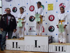 NoGi Grappling Junior Leány 47 kg. dobogója