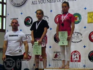 NoGi Grappling Junior Leány 47 kg. dobogója
