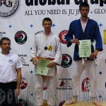 Combat Grappling Felnőtt Férfi 75 kg. dobogója