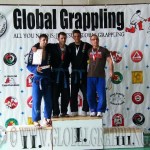 Gi Grappling Felnőtt Férfi 95 kg. dobogója