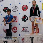 A NoGi Grappling Gyermek1 Fiú 30 kg. kategória dobogója