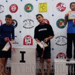 A NoGi Grappling Ifjúsági1 Fiú 41 kg. kategória dobogója