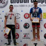 A NoGi Grappling Ifjúsági2 Fiú 66 kg. kategória dobogója
