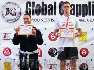 A Gi Grappling Felnőtt Férfi 95 kg dobogója
