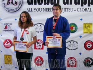 A Gi Grappling Ifjúsági 1 Leány 48+ kg dobogója