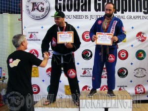 A Gi Grappling Senior 1 Férfi 105+ kg dobogója