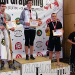 A NoGi Grappling Junior Fiú 79 kg dobogója