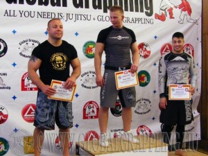 A NoGi Grappling Felnőtt Férfi 85 kg dobogója