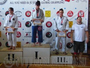 Gi Grappling Felnőtt Női 71 kg. dobogója