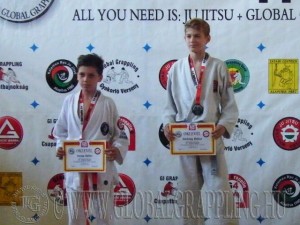 Gi Grappling Ifjúsági 1 Fiú 41 kg. dobogója