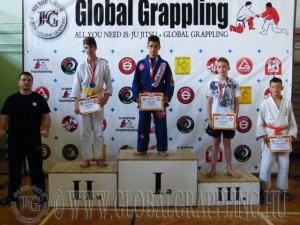 Gi Grappling Ifjúsági 1 Fiú 53 kg. dobogója