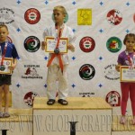 A Gi Grappling Manó Fiú 24 kg. kategória dobogója