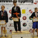 A Gi Grappling Ifjúsági 2 Fiú 55 kg. kategória dobogója