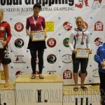 A NoGi Grappling Felnőtt Női 65 kg. kategória dobogója