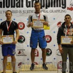 A NoGi Grappling Junior Fiú 75 kg. kategória dobogója