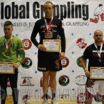A NoGi Grappling Kezdő Felnőtt Férfi 85 kg. kategória dobogója
