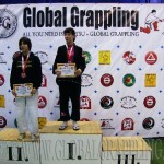 A Gi Grappling Felnőtt Női 60 kg. kategória dobogója