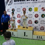 A Gi Grappling Manó Fiú 24 kg. kategória dobogója