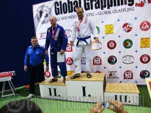 A Gi Grappling Master Férfi 105 kg. kategória dobogója
