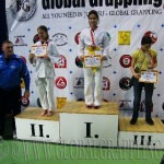 A Gi Grappling Ifjúsági 1 Leány 50 kg. kategória dobogója