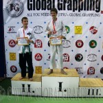 A Gi Grappling Ifjúsági 1 Fiú 55 kg. kategória dobogója