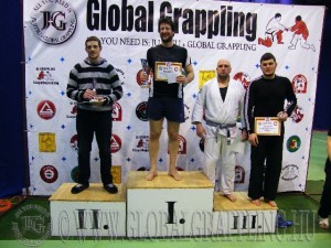 A Gi Grappling Open Férfi 80+ kategória dobogója