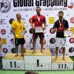 A NoGi Grappling Felnőtt Férfi 75 kg. kategória dobogója