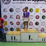 A NoGi Grappling Gyermek 2 Leány 36 kg. kategória dobogója