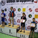 A NoGi Grappling Gyermek 1 Fiú 28 kg. kategória dobogója