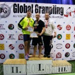 A NoGi Grappling IFelnőtt Férfi 95 kg. kategória dobogója