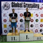 A NoGi Grappling Ifjúsági 2 Fiú 75 kg. kategória dobogója