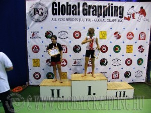 A NoGi Grappling Gyermek 2 fiú 40 kg. kategória dobogója