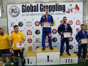A Gi Grappling Felnőtt Férfi 70 kg kategória dobogója