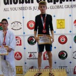 A Gi Grappling Ifjúsági 1 Fiú 50 kg kategória dobogója