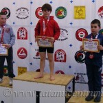 A NoGi Grappling Gyermek 1 Fiú 32 kg kategória dobogója