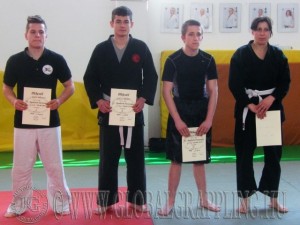 A Gi Fiú Junior 65 kg kategória résztvevői