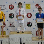 A Gi Gyermek 2 Fiú 36 kg dobogója