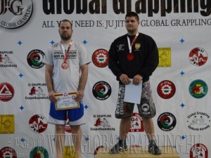 A NoGi Kezdő Felnőtt 100 kg dobogója