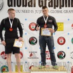 A NoGi Kezdő Felnőtt 105 kg dobogója