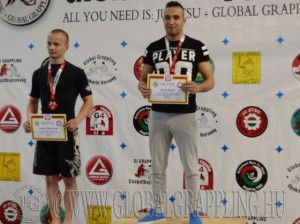 A NoGi Kezdő Felnőtt 65 kg dobogója