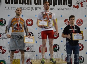 A NoGi Kezdő Felnőtt 80 kg dobogója