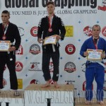 A Gi Kezdő Felnőtt 70 kg. kategória dobogója