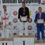 A Gi Ifjúsági2 Fiú 65 kg. kategória dobogója
