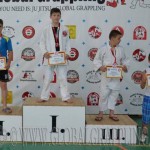 A Gi Ifjúsági1 Fiú 50 kg. kategória dobogója